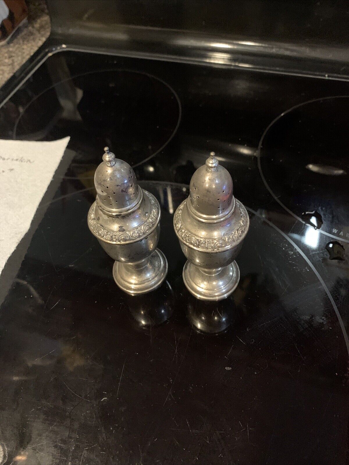 Vintage Duchin Creations Sterling Silver Salt And Pepper Shakers