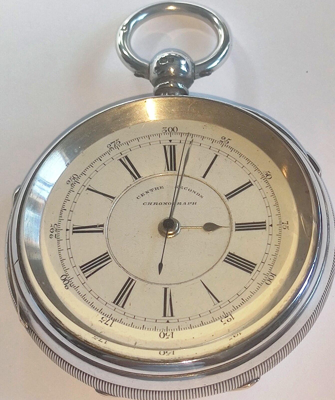 Victorian Chronograph Pocket Watch By J Richardson Hallmarked Chester 1896 ee01