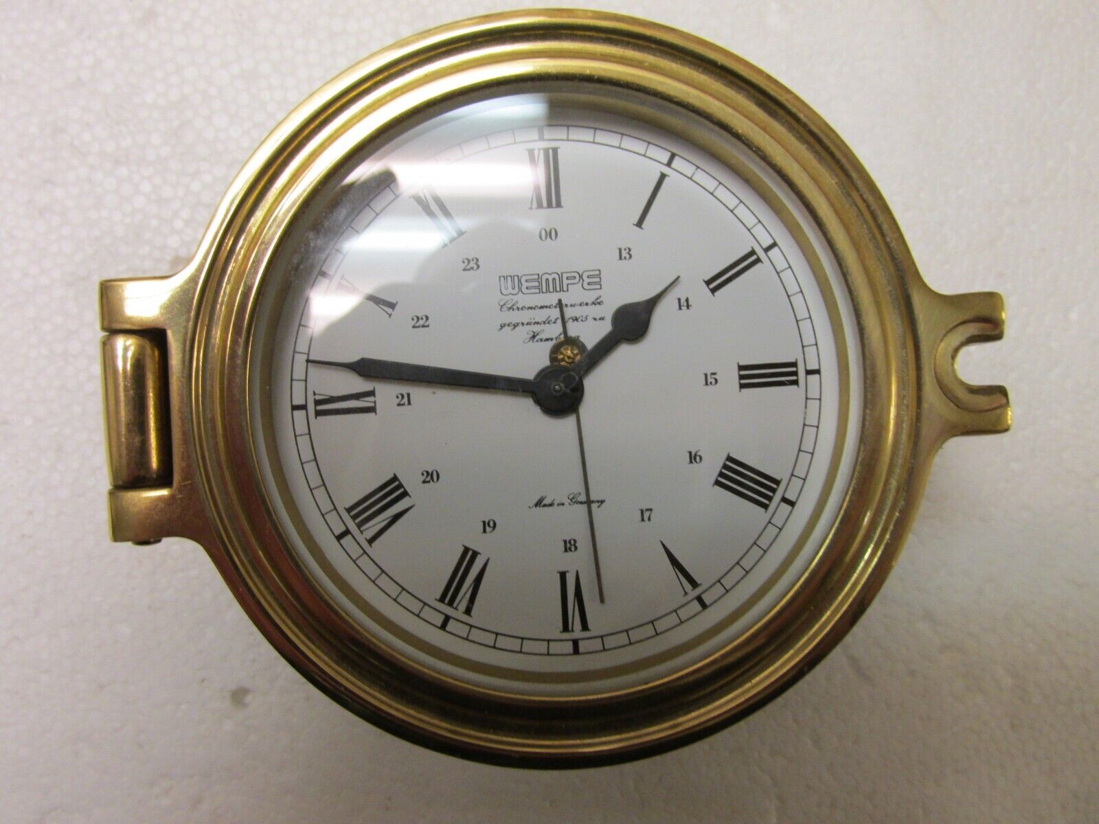 Antique Appraisals Online | WEMPE CHRONOMETERWERKE HAMBURG QUARTZ CLOCK