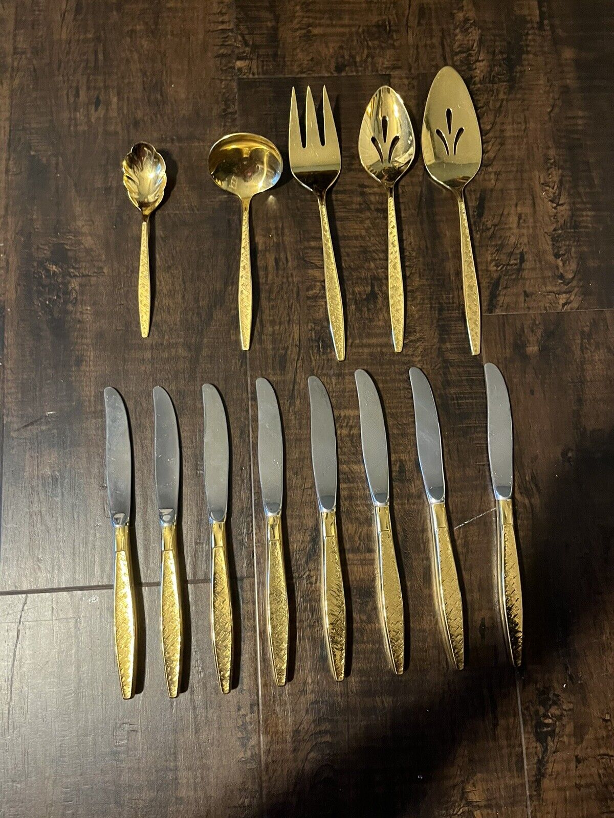 1847 rogers bros silverware gold Plated