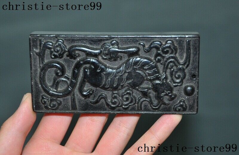 Old China Meteorite iron Feng Shui ferocious tiger statue Exorcism Wall hanging