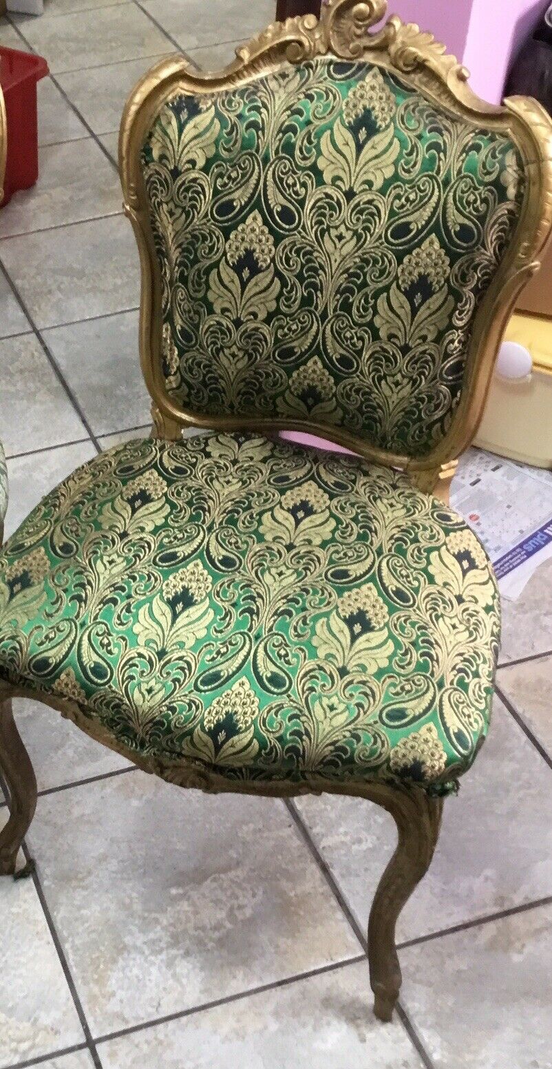 Louis IV Chairs Vintage Refurbed Pair Create your own Bridgerton!