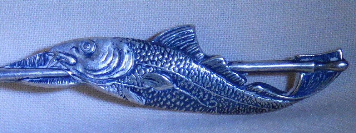 1906+ Sterling Silver FISH Souvenir Spoon CATALINA ISLE CA ROBBINS 10.5gr
