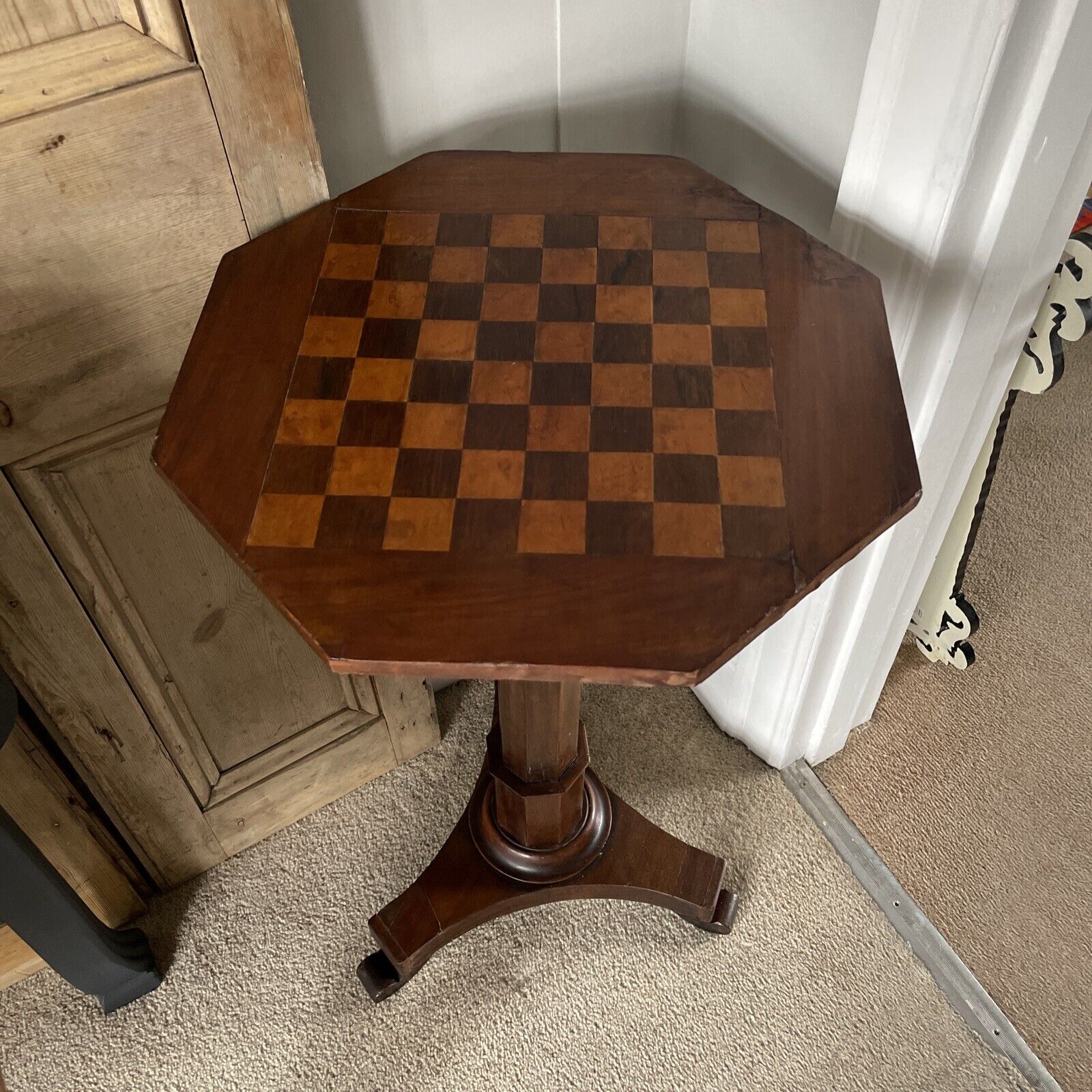 william iv  chess game table  C1830