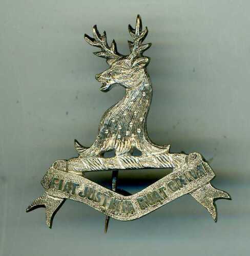 UNMARKED SILVER STAG'S HEAD OLD ARMORIAL BADGE FOR THE ENGLISH FAMILY OF LLOYD