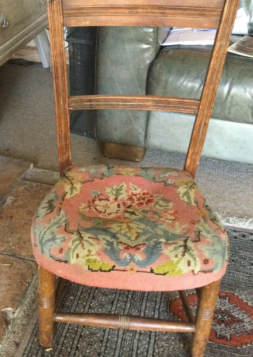 Vintage Small Tapestry Chair