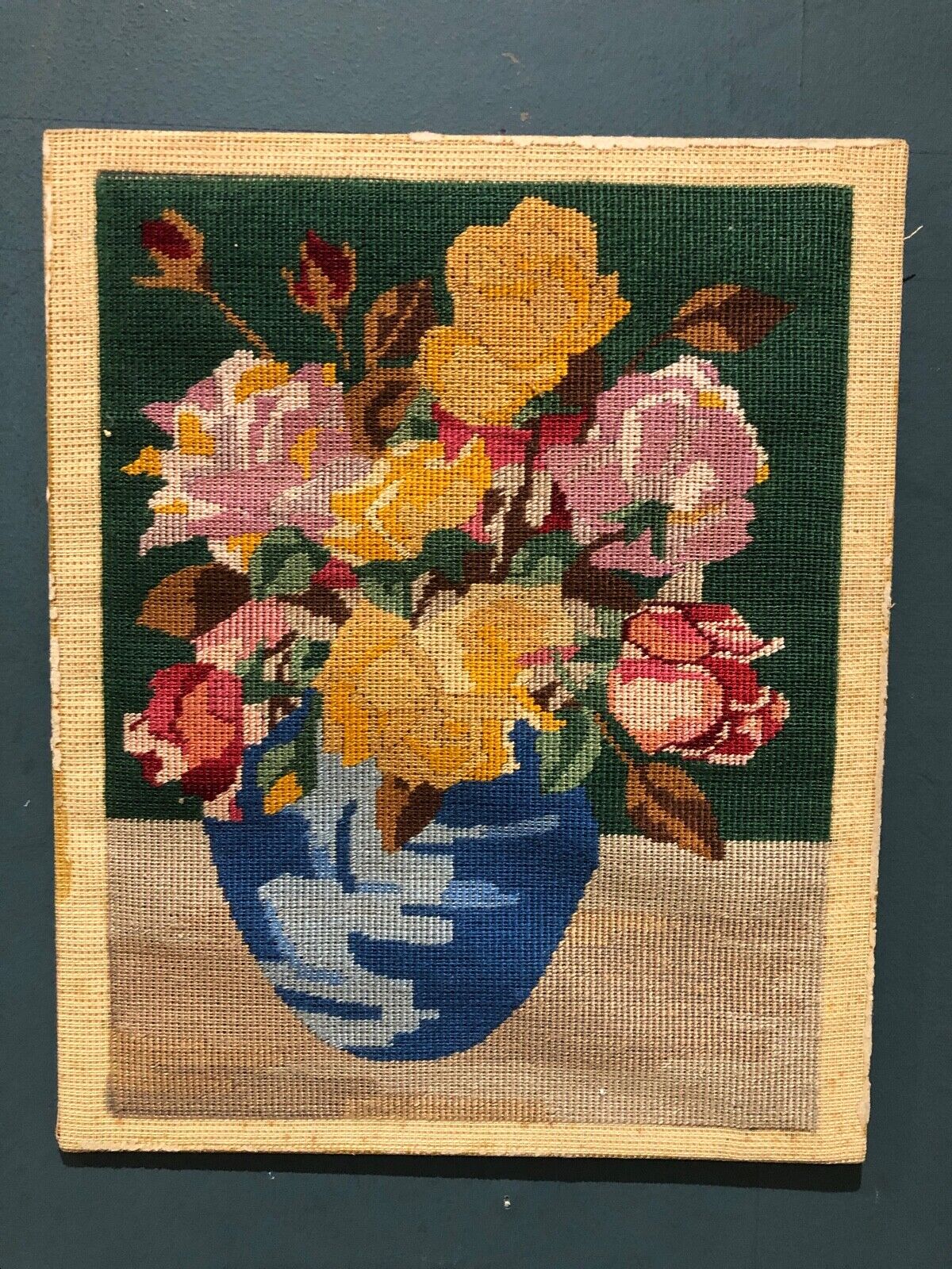 Vintage Unframed Floral Tapestry? Picture