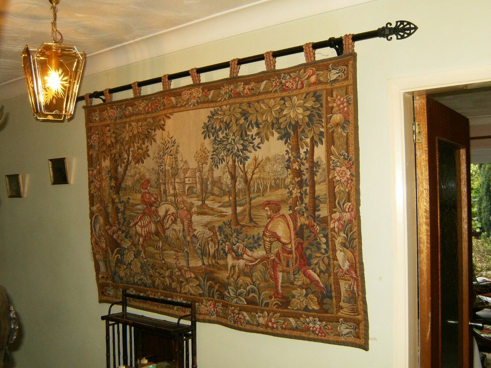 Large Vintage Tapestry hunting