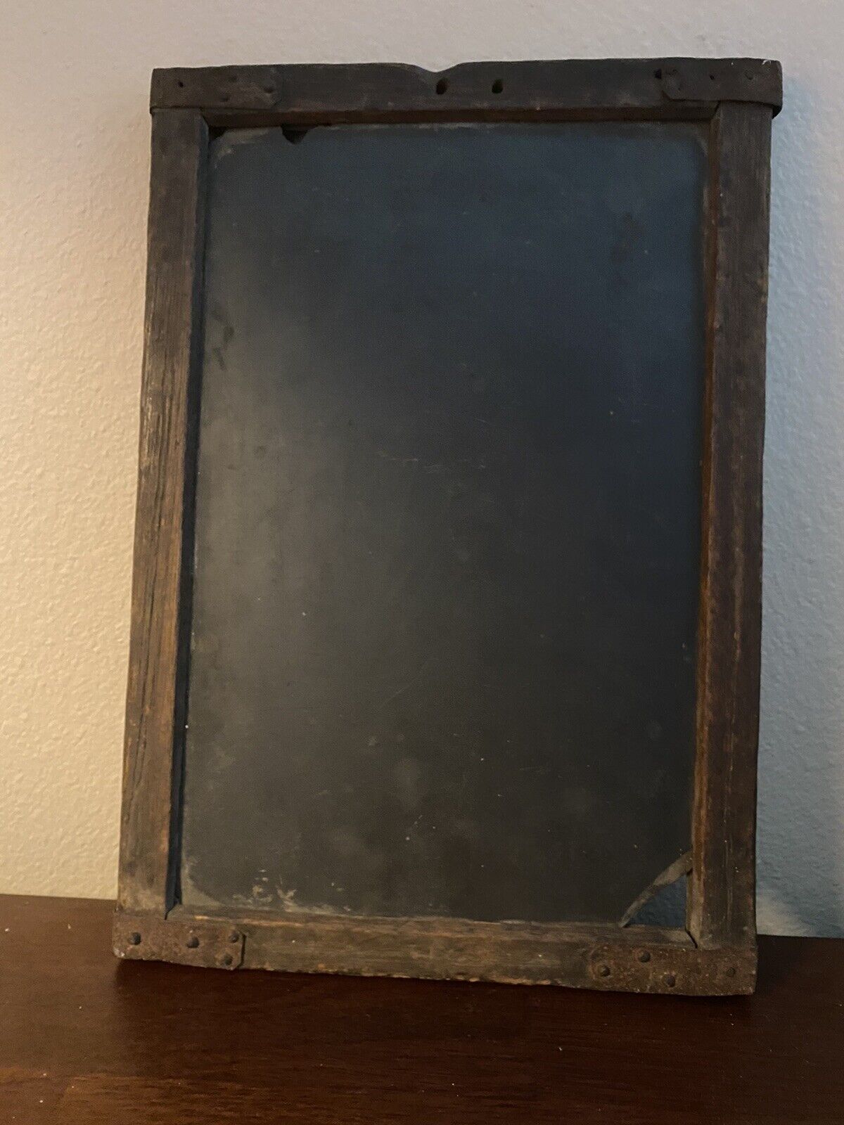 Antique Valuations: LATE 19TH-EARLY 20TH SMALL SLATE CHALKBOARD