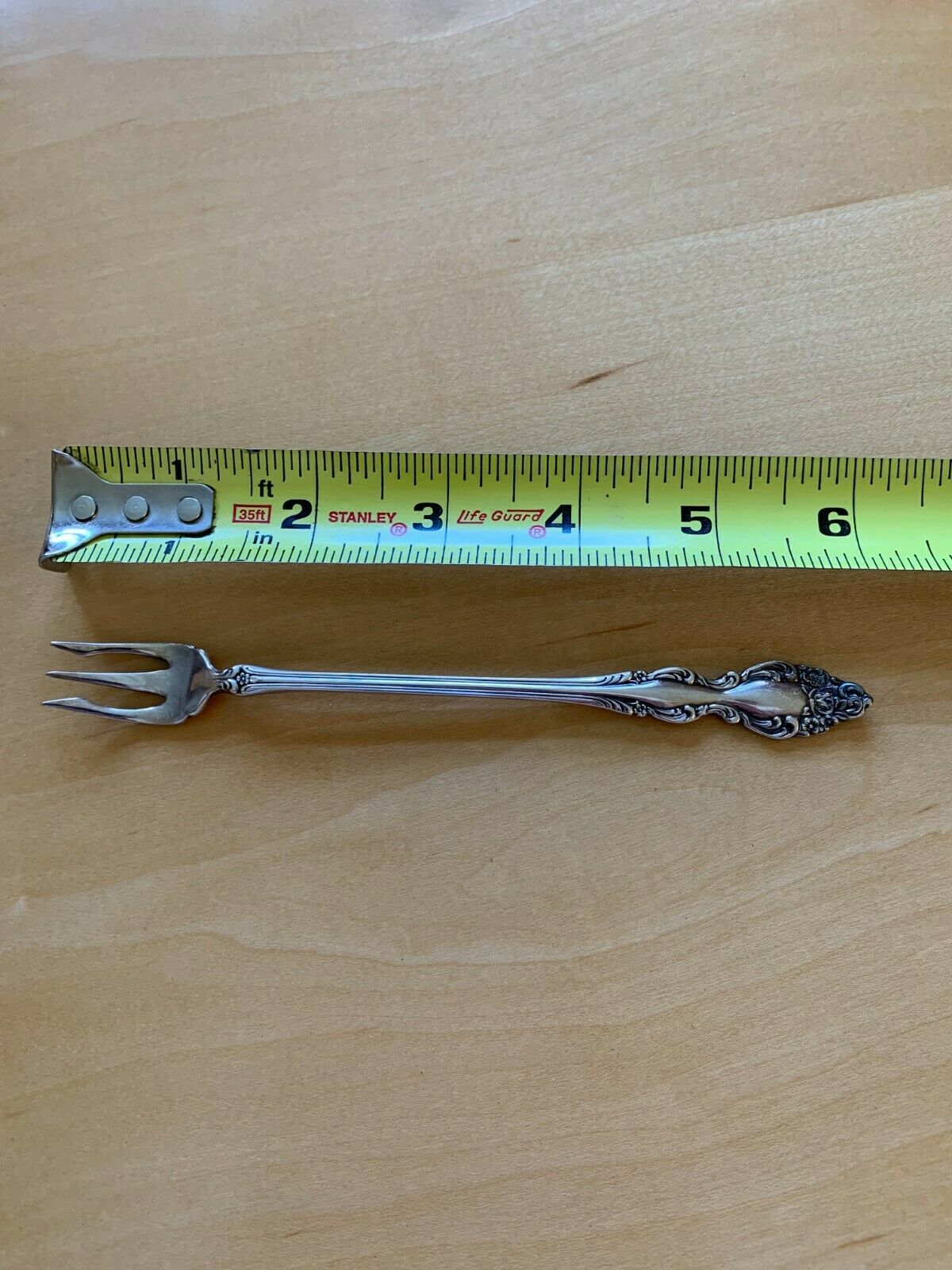 Antique Valuations: 1881 Rogers Oneida Ltd. Seafood Coctail fork