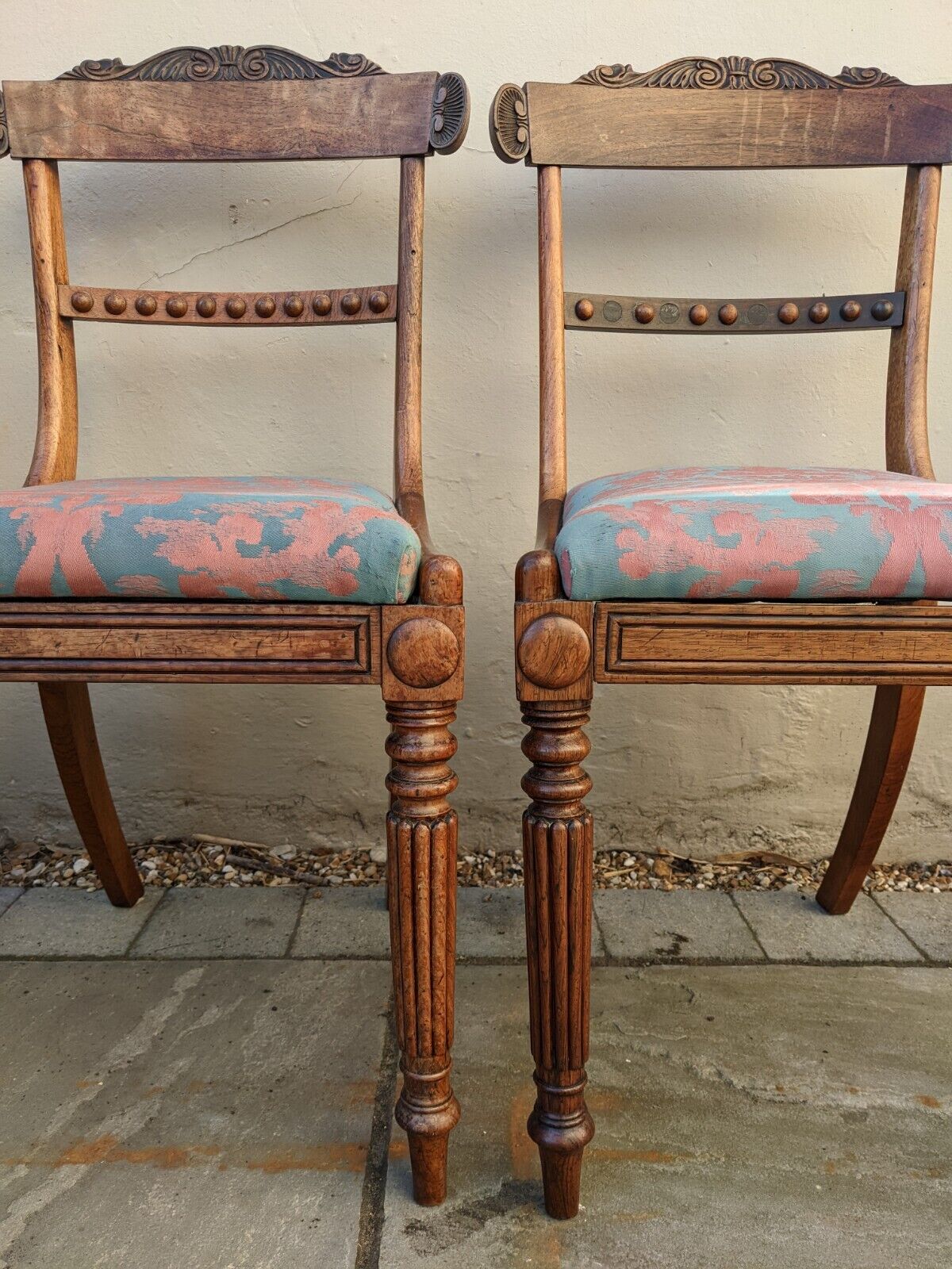 Antique Valuations: Pair William IV (1765-1837) Side Chairs