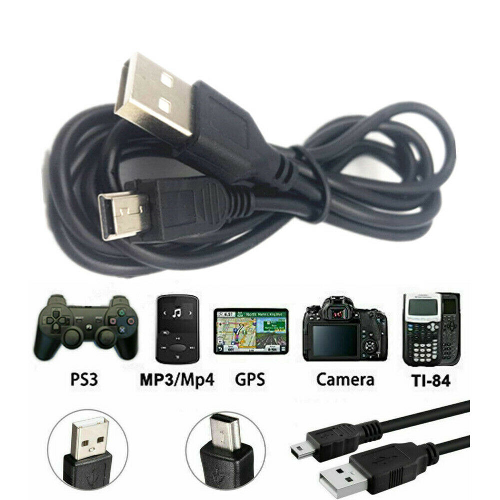 Antique Valuations: 1PCS USB to MINI B Charger Cable For Garmin Dash Cam MP3 MP4 MP5(80CM)