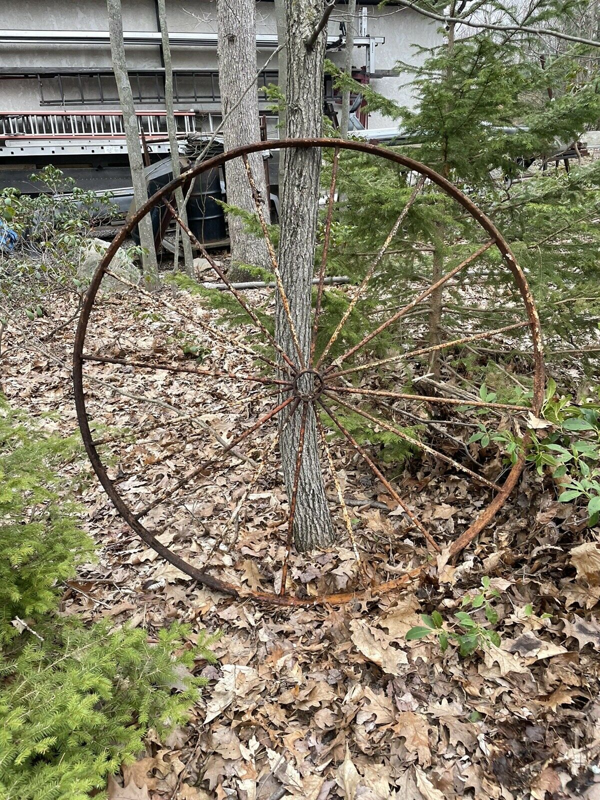 Antique Valuations: Vintage Steel Wagon Wheel