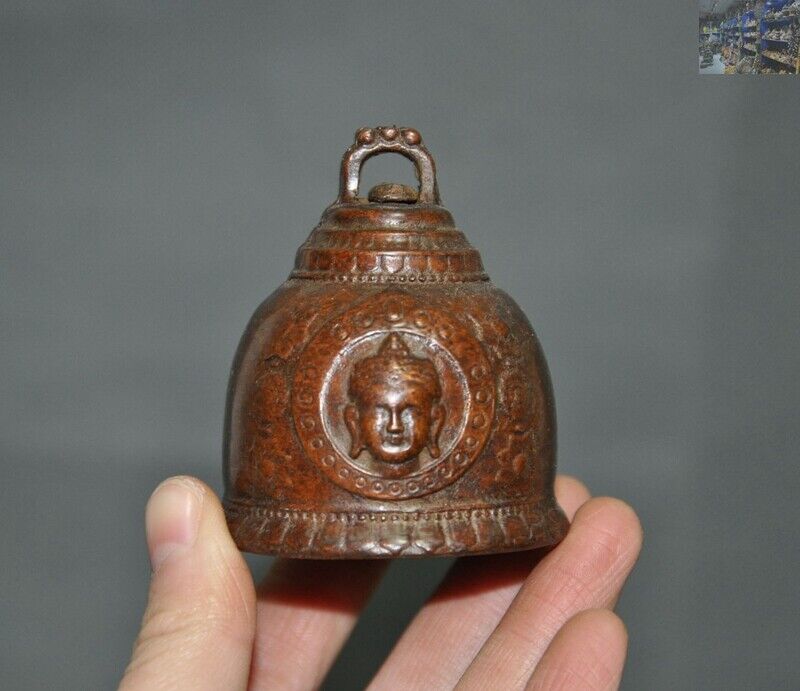 Antique Valuations: China temple bronze Sakyamuni Shakyamuni Shakya Mani Exorcism Zhong Bell Clock