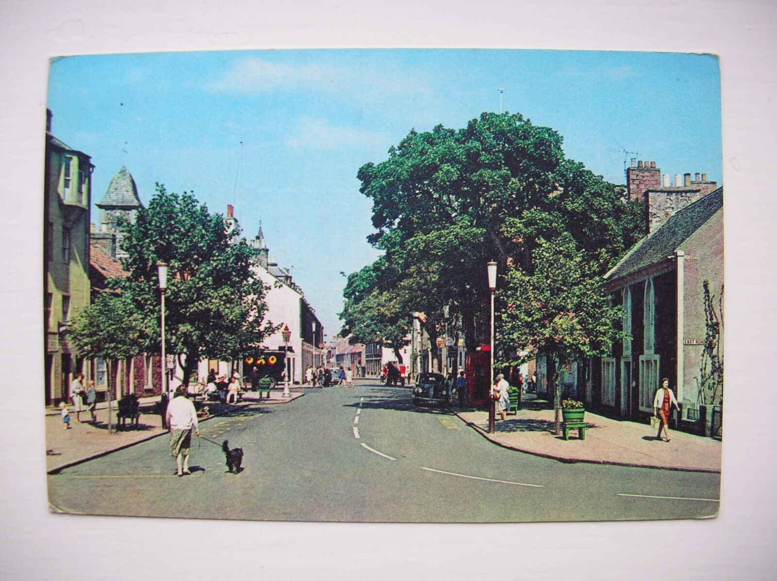 North Berwick – Quality Street. (1960s – Harvey Barton – old cars)