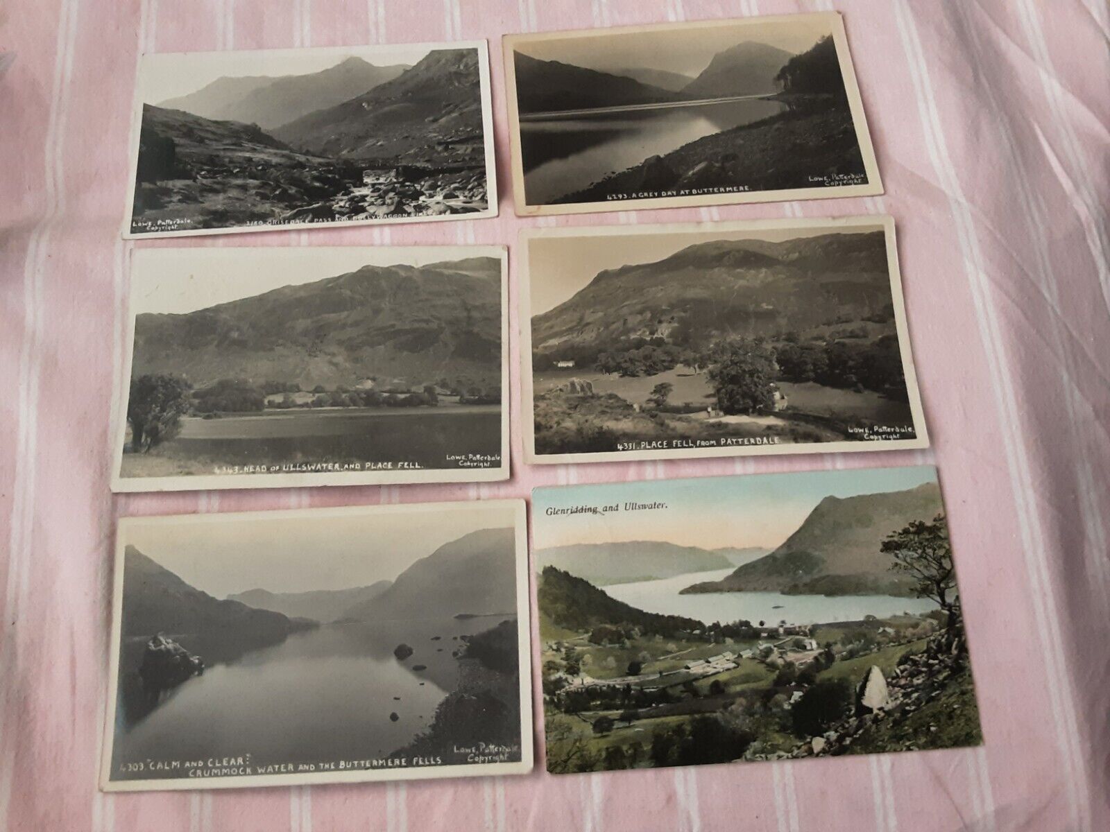 House Clearance - Bulk lot of 6 x Old Lowe services of Cumbria - Place Fell, Grisedale Pass, Glen