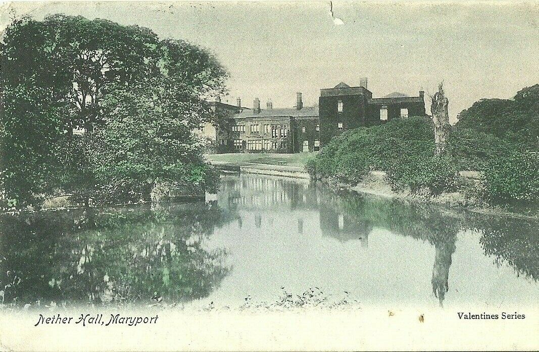 House Clearance - MARYPORT NETHER HALL 1906 VALENTINE POSTCARD