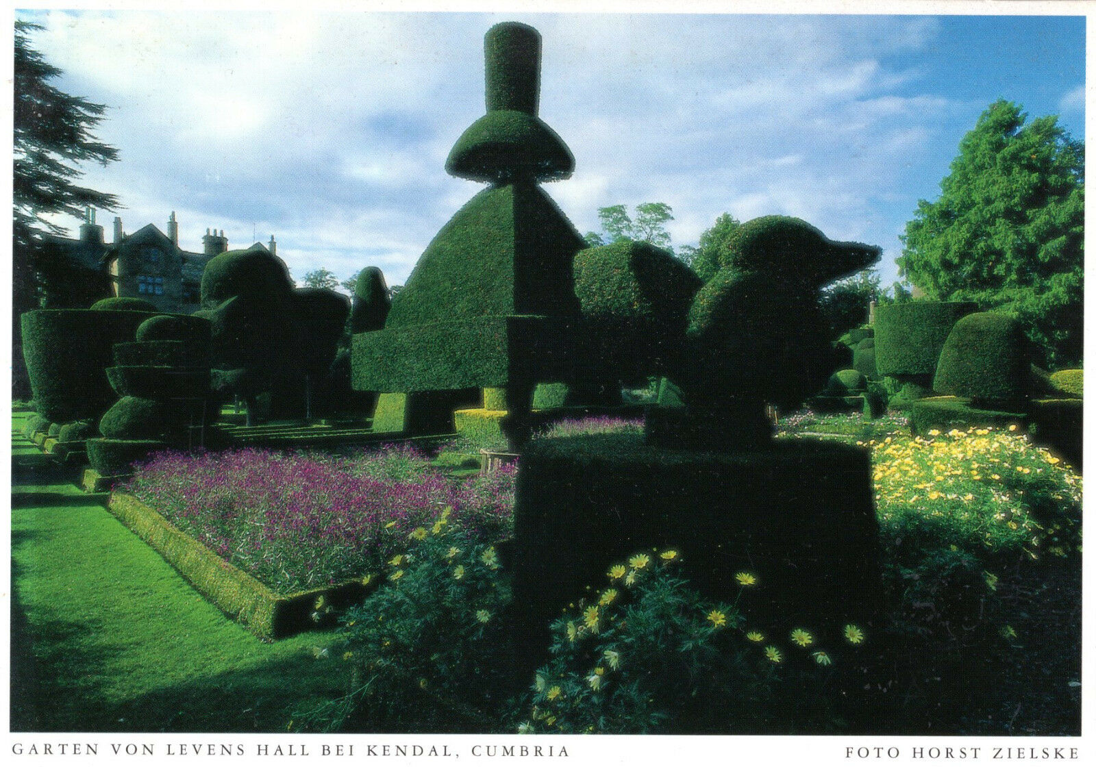 House Clearance - England-Lake District-Levens Hall - In the Topiary Garden-Approx. 1995